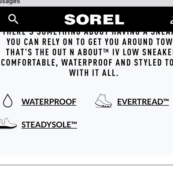 SOREL Out n About Waterproof Sneakers - Picture 5 of 10